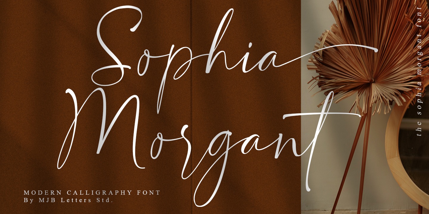 폰트 Sophia Morgant